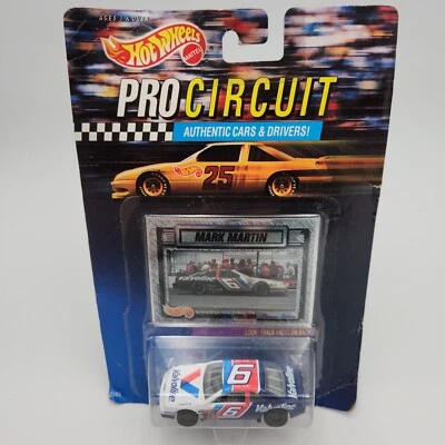 1992 Hot Wheels Pro Circuit Mark Martin #6 Valvoline 1:64 литой автомобиль запечатанный упаковка - Изображение 1 из 4