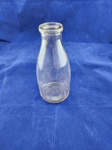 Botella de leche pequeña de cuarto de galón de vidrio vintage americana - Imagen 1 de 2