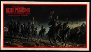 1994 Keith Parkinson Fantasy Art Signed & Numbered 10 Card Uncut Sheet Box FPG - Picture 1 of 2