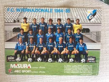 FOOTBALL CARD TEAM INTER F.C. 1984/85 INTERNATIONAL AUTOGRAPH CASTAGNER 