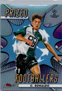 2022-23 Topps Finest UEFA UCC Premiados Futbolistas #PF-10 Cristiano Ronaldo - Imagen 1 de 2