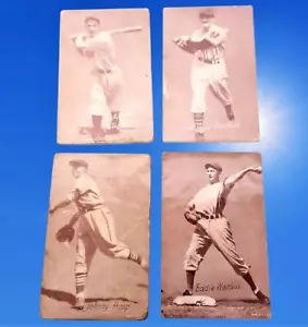 Baseball Exhibit Set 4 Arcade Vtg Card Salutation Reiser Hopp Marshall Waitkus - Picture 1 of 6