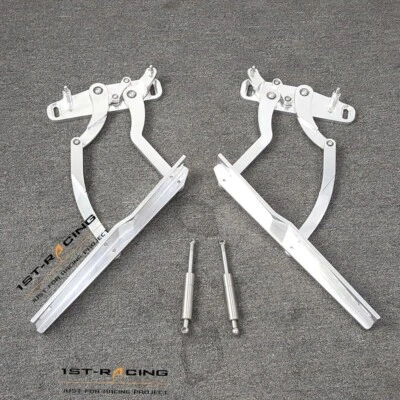 Пара алюминиевых петель капота в нормандском стиле для Chevrolet Camaro Pontiac Firebird 1970-1981 годов выпуска - Изображение 1 из 4