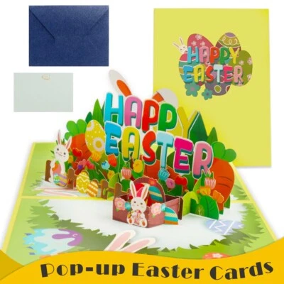 Pop Up Easter Card Choice Of Happy Easter Greeting Cards 3D Pop Up Cards - Image 1 of 4