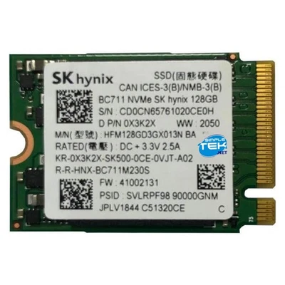 SK hynix BC711 SSD M.2 2230 128gb Pcie Nvme 3.0 X4 Disc Condition So Recondition - Image 1 of 4