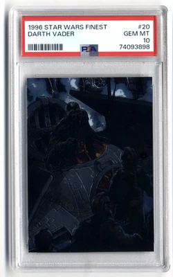 1996 Star Wars Finest DARTH VADAR #20 Imperial Command PSA 10 Gem Mint - Image 1 of 2
