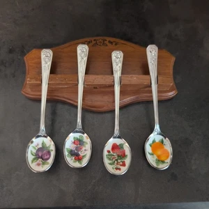 AVON Vintage Fruit Motif Jelly Spoons - Picture 1 of 5