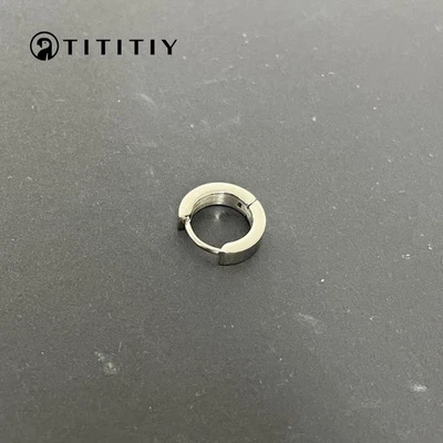 Nuevos Pendientes Antialérgicos Antialérgicos Antioxidación de Titanio Puro Joyería Hombres Niña Ligeros Foto 1 de 4