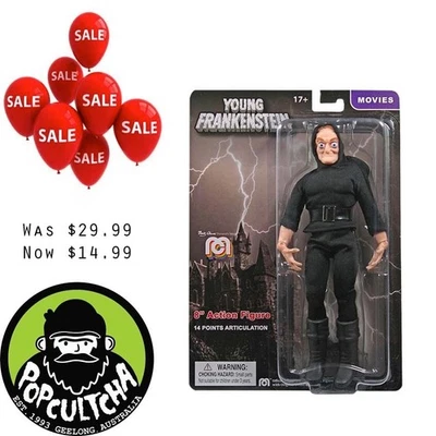 Young Frankenstein - Igor 8” Mego Action Figure "New" - image 1 of 3