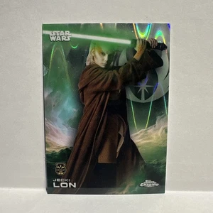 2025 Topps Chrome Star Wars Jecki Lon Debut RayWave Refractor #64 - Picture 1 of 2