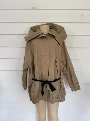 Chaqueta parka de algodón marrón topo talla XS Y563F NUEVA CON ETIQUETAS Zara para mujer de gran tamaño leer Foto 1 de 4