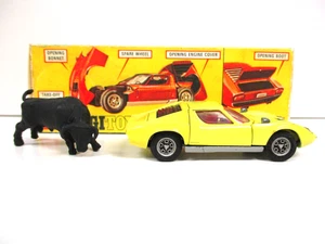 CORGI TOYS - GOLDEN JACKS - LAMBORGHINI MIURA P400 GT / FIGHTING BULL - BOX - Picture 1 of 24