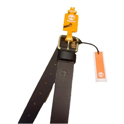 Cinturón Timberland Hombre 100% CUERO 37" Largo 1.5" Ancho MARRÓN Grueso Pequeño 30/32 Foto 1 de 4