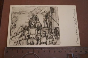 tolle alte Karte - Offizierspatrouille Russland - Jäger-Regt. z. Pferde 4 - 1916 - Picture 1 of 2