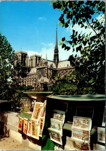 Postal 4x6 de la catedral de Notre Dame de muelles de la orilla izquierda PARÍS, Francia - Imagen 1 de 2