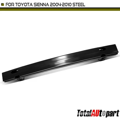 Barra de impacto de refuerzo de parachoques para Toyota Sienna 04-10 delantero acero 52021AE010 Foto 1 de 4