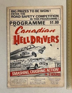 1966 Singapore rivista Canadian Hell Drivers eseguito stunt driving - Foto 1 di 7