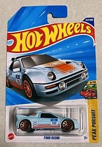 Hot Wheels 2025 Case Q FORD RS200  LONG Card Free Protector - Picture 1 of 2