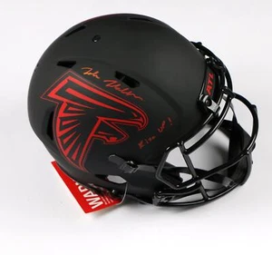 Jalon Walker signierter Helm Atlanta Falcons Eclipse authentisch voller Aufstieg! Becke - Bild 1 von 3