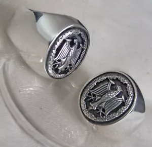 Deutschland Bundesadler Ring Silber 925 - Bild 1 von 2