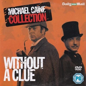 WITHOUT A CLUE ( DAILY IRISH MAIL Newspaper DVD ) MICHAEL CAINE - Foto 1 di 3