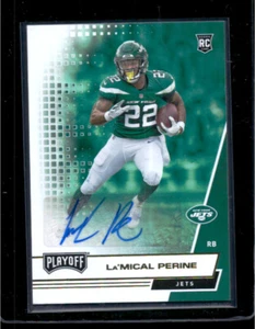 2020 Playoff  #  238  La'Mical Perine  RC RB  Auto  New York Jets - Picture 1 of 2