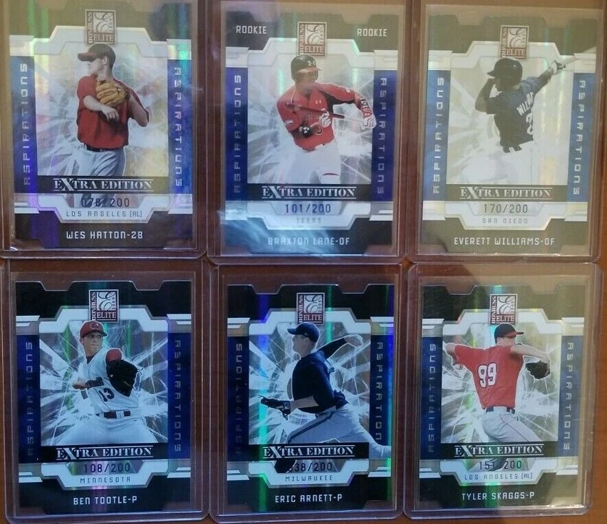 2009 Donruss Elite ASPIRATIONS Baseball RC Die-Cut #'d /200 - You Pick the Card Foto 1 de 1