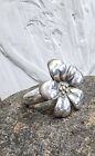 Retired James Avery Silver Flower Ring Size 5.5 NEAT Piece! + JA Box!