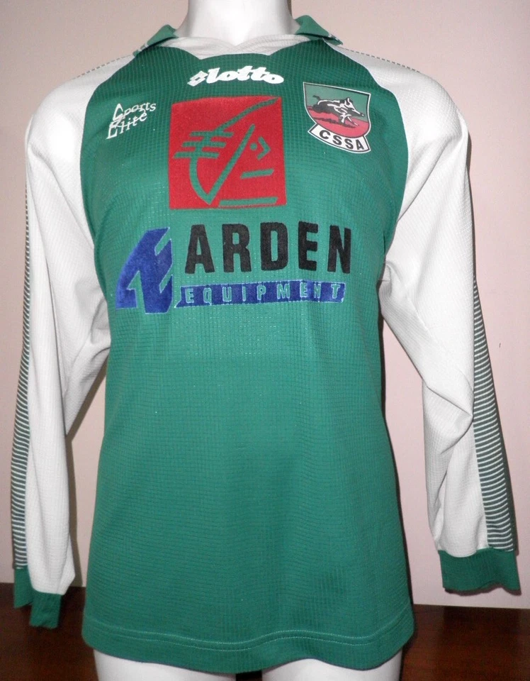 DANGBETO camiseta Lotto llevada partido 1998 1999 match worn shirt maillot SEDAN - Imagen 1 de 4