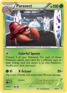 PARASECT 7/83 RARE Generations Pokemon Card NM
