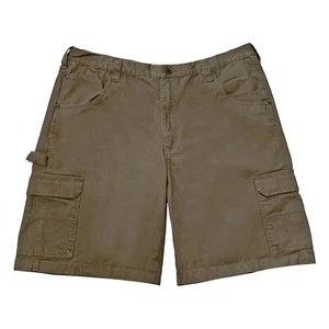 Cabela's, Brown Denim Cargo Jean Shorts with Hammer Loop, size 42 - Picture 1 of 4