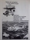 2/1977 PUB OMERA RADAR PUMA SUPER FRELON HELICOPTERE ASM ASW ORIGINAL FRENCH AD