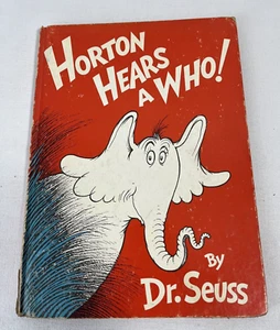 Horton Hears A Who Dr Seuss Book 1954 Hardcover Vintage Random House - Picture 1 of 8