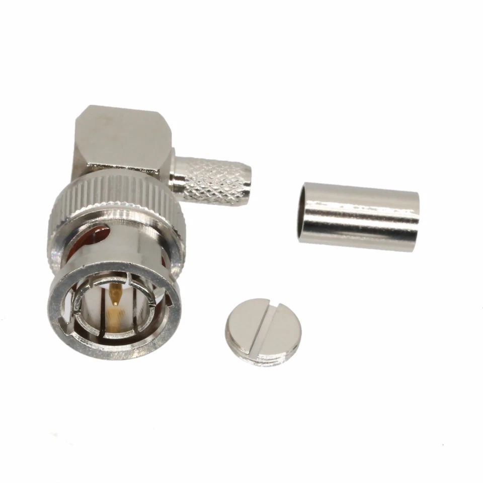 Connector BNC male 90-angle HD-SDI RG302 Video Coax BELDEN 4855R 1855 75ohm - Image 1 of 1