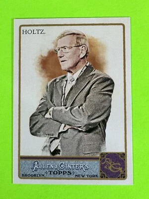 2011 Topps Allen & Ginter’s Lou Holtz #3 Coach Notre Dame Arkansas S. Carolina - Image 1 of 4