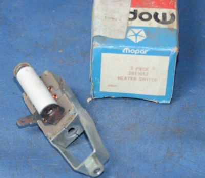 NOS 1957-1971 Dodge Truck Heater Switch A D W B Models OEM Mopar 2911012 A100 - Image 1 of 4