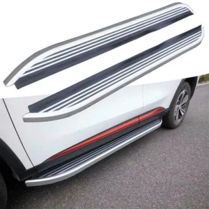 2Pcs Fixed Running Board Side Step Pedal Nerf Bar Fits Jeep Compass 2017-2025 - Imagen 1 de 7