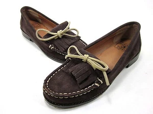 LUCKY BRAND FOOTWEAR, PENNA MOCCASSIN, WOMENS, TOBACCO, US SIZE 7, EUR 37 - Picture 1 of 9