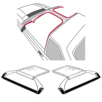 Kit de 4 bandas climáticas Mustang T-top 1981-1984 antes de 10/83 Street Outlaw Fox venta Foto 1 de 4