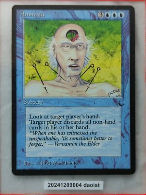 4x MTG Amnesia The Dark Rare Magic The Gathering LP+ - Image 1 of 4
