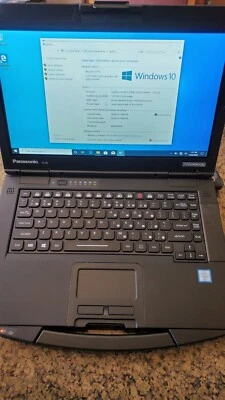 Panasonic Toughbook CF54 mk2 Touchscreen Core i5 6 Gen 16GB New 512GB SSD Win 10 - Image 1 of 4