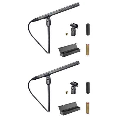 (2) Micrófonos condensador de escopeta Audio Technica AT897 video/película/transmisión + estuche Foto 1 de 4