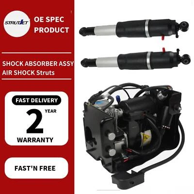 OE-Spec Rear Air Suspension Shocks+Compressor F Escalade GMC Yukon 1500 25979391 - Image 1 of 4