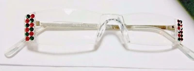 ! GAFAS DE NAVIDAD CON FINOS CRISTALES EUROPEOS LECTORES DE LECTURA 1,75!!! Foto 1 de 3