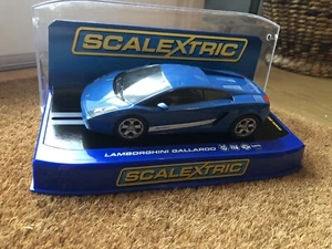 SCALEXTRIC C3075 - LAMBORGHINI GALLARDO - BLUE - Picture 1 of 2