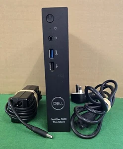 DELL OPTIPLEX 3000 THIN CLIENT + PSU-MINI PC-CELERON N5105-256GB-8GB-WI-FI-NO OS - Picture 1 of 2