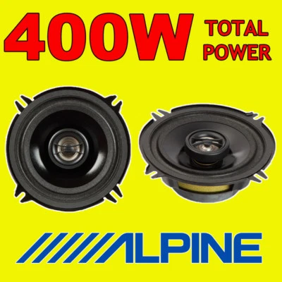 ALPINE 400W TOTAL POWER 2WAY 13cm/5.25" SXE/SXV CAR/VAN DOOR SHELF SPEAKERS
