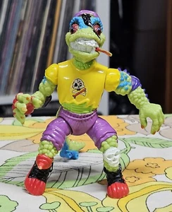 Vintage 1990 Playmates Toys Tmnt Mondo Gecko Figure Teenage Mutant Ninja Turtles - Picture 1 of 11