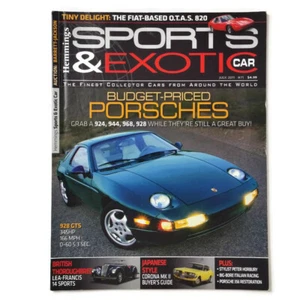 Revista de autos deportivos y exóticos Hemmings 2011 julio precio presupuesto Porsche, corona - Imagen 1 de 8
