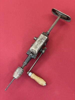 Outil PEUGEOT Chignole Perceuse À Main Ancienne Fonctionne - Photo 1/4